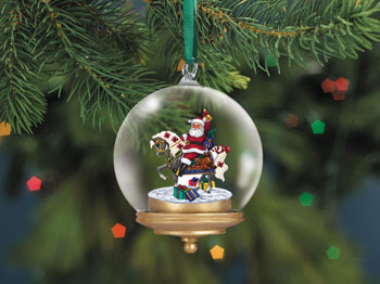 Breyer Glass Globe Ornament Gifts from Santa - 700413