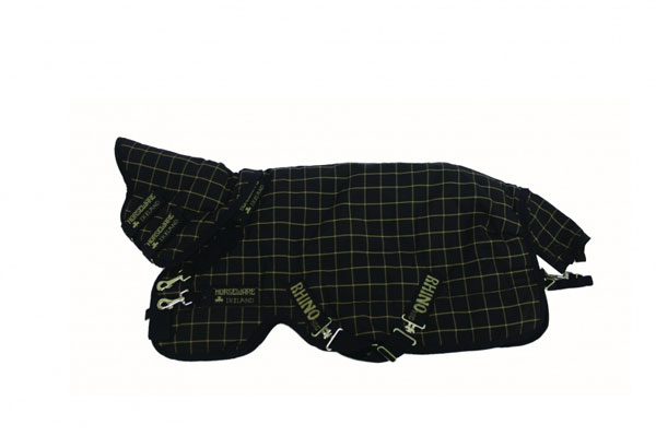 Rhino Wug Plus Heavy 370g Turnout in Black and Tan Checks