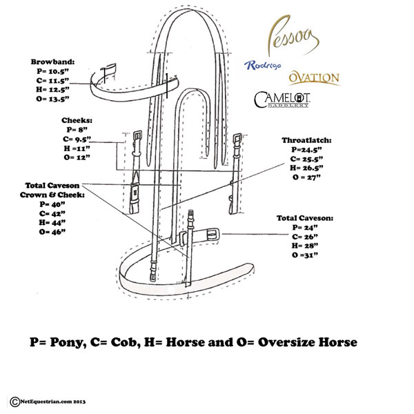 Rodrigo Fancy Raised Bridle with Reins - Dark Brown