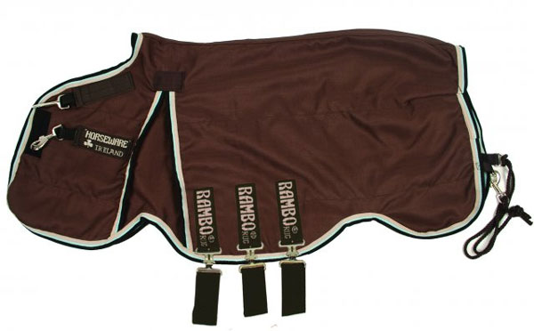 Rambo Optimo Stable Sheet in Brown and Tan