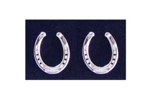 Sterling Silver Horseshoe Earrings by Loriece