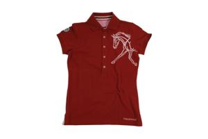 Horseware Flamboro Polo Shirt in  Plum Red