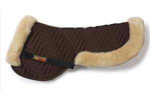 Fleeceworks FWXK Halfpad with Rolled Edge in Brown