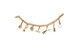 Kabana 14k Gold Horse Care Bracelet