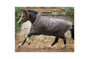 Rhino Pony Wug Medium 200g Turnout  in Brown and Tan Checks