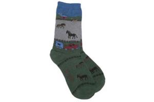 K. Bell On the Ranch Horse Socks