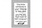 Kids Quips - You Know Someone is Your Friend When... Magnet