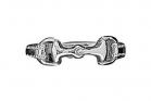 Kelly Herd Sterling Silver Snaffle Bit Ring