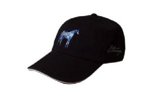 Blue Plaid Horse Hat