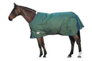 Weatherbeeta Orican Freestyle Lite Turnout Sheet in Hunter and Navy 