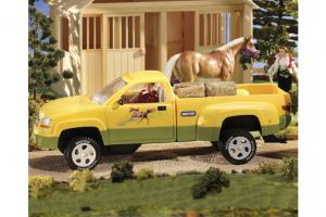 Breyer Traditional Yellow Dually Pickup Truck 2612