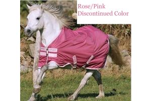 Amigo Pony 1200D Medium Turnout Blanket in Rose and Pink