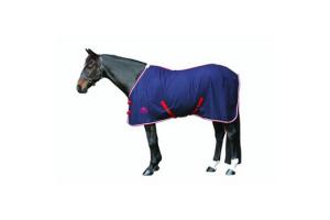 Weatherbeeta Cotton Show Sheet in Navy and Red