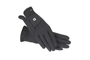 SSG Ladies Silk Lined Soft Touch Winter Gloves in Black