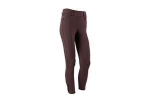 The Tailored Sportsman Trophy Hunter Medium Rise Side Zip Knee Patch Breeches in Bark
