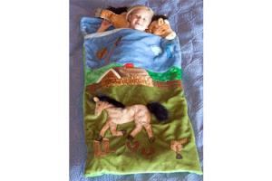 Plush Horse Sleeping Bag