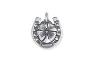 Sterling Silver Double Luck Charm