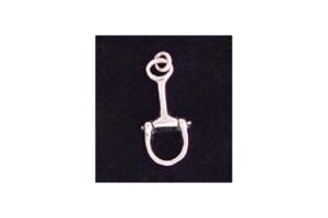 Sterling Silver Snaffle Charm