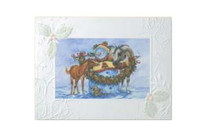 Snow Friends Deluxe Christmas Cards