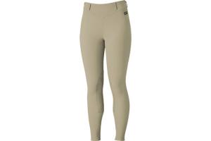 Kerrits Plus Size Microcord Knee Patch Breeches in Tan
