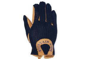 Mountain Horse Child's Crochet Gloves in Dark Navy