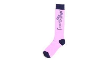 Ovation Ladies Whimsical Tall Socks  in Fresh Pink
