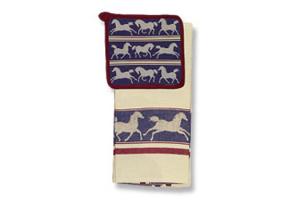 Country Horse Hot Pad & Towel Set