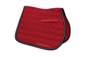 Toklat Tango Flower Diamond GP Saddle Pad in Red and Silver