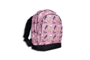 Horses in Pink Backpack