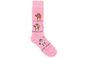 Ovation Child's Knee High Pony Power Socks in Pink