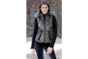Goode Rider Essential Down Vest in Charcoal