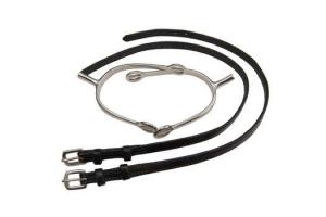 Walsh Women's Black Leather Spur Straps