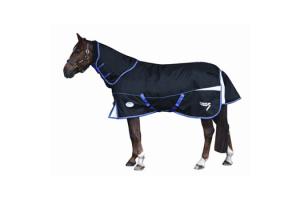 Weatherbeeta Freestyle 1200D Detach-A-Neck Heavy 360g Turnout in Black and Purple