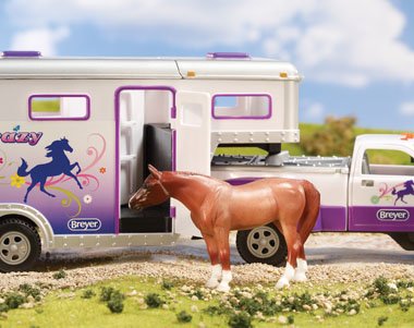 Breyer Stablemates Horse Crazy Truck and Trailer 5369