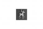 Sterling Silver Prancing Horse Charm by Bow River