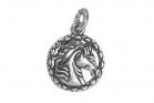 Sterling Silver Lasso Horse Charm