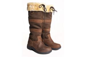 Dublin Women's Eskimo Fleece River Boots in Brown