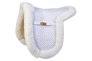 Fleeceworks Dressage Classic FullPad in White