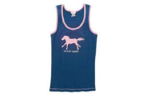 Wild at Heart Ladies Tank Top Shirt in Starry Night
