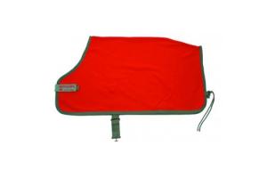 Amigo Jersey Cooler With Attached Surcingle in Red and Olive