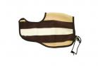 Rambo Newmarket Fleece Competition Sheet in Whitney Stripe and Chocolate
