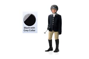 Ovation Child's Black with Grey Ultra Suede Collar Performance Show Coat  Outerwear