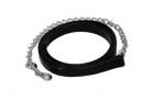 ZZZ - Walsh Leather Lead With Chain - Black