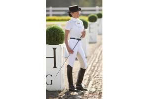 FITS White Energy Rib Full Seat Breeches in White